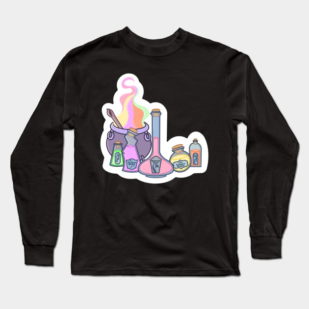 Potion Long Sleeve T-Shirt by astroashleeart